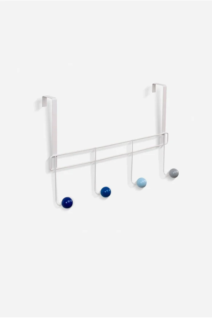 Perchero de Metal para Puerta con 3 o 4 Colgadores Kram | 4 Modelos