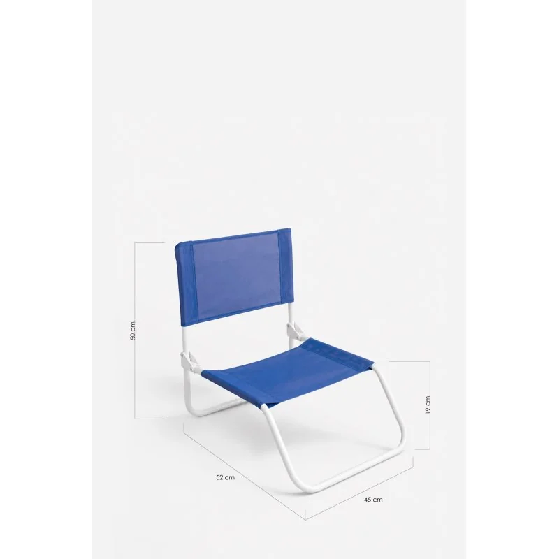 Silla de Playa Plegable Baja de Ultraligera de 45 x 52 x 50 cm | Medidas