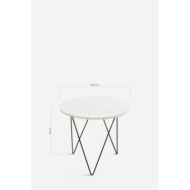 Mesa auxiliar, mesa sofa, mesa estilo industrial