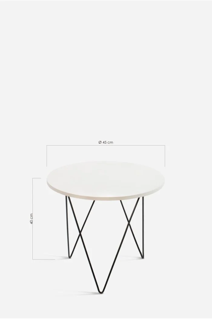 Mesa auxiliar, mesa sofa, mesa estilo industrial