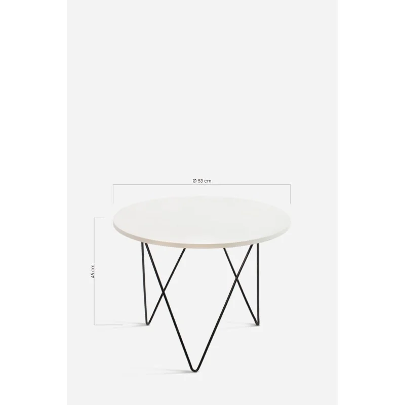 Mesa auxiliar, mesa sofa, mesa estilo industrial