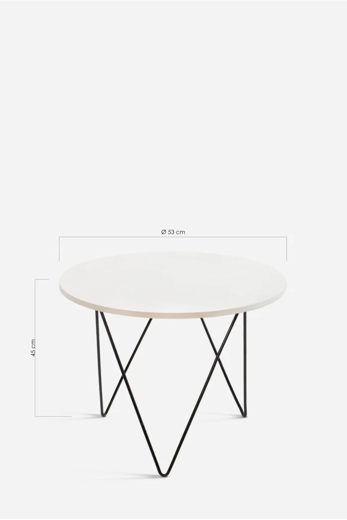 Mesa auxiliar, mesa sofa, mesa estilo industrial