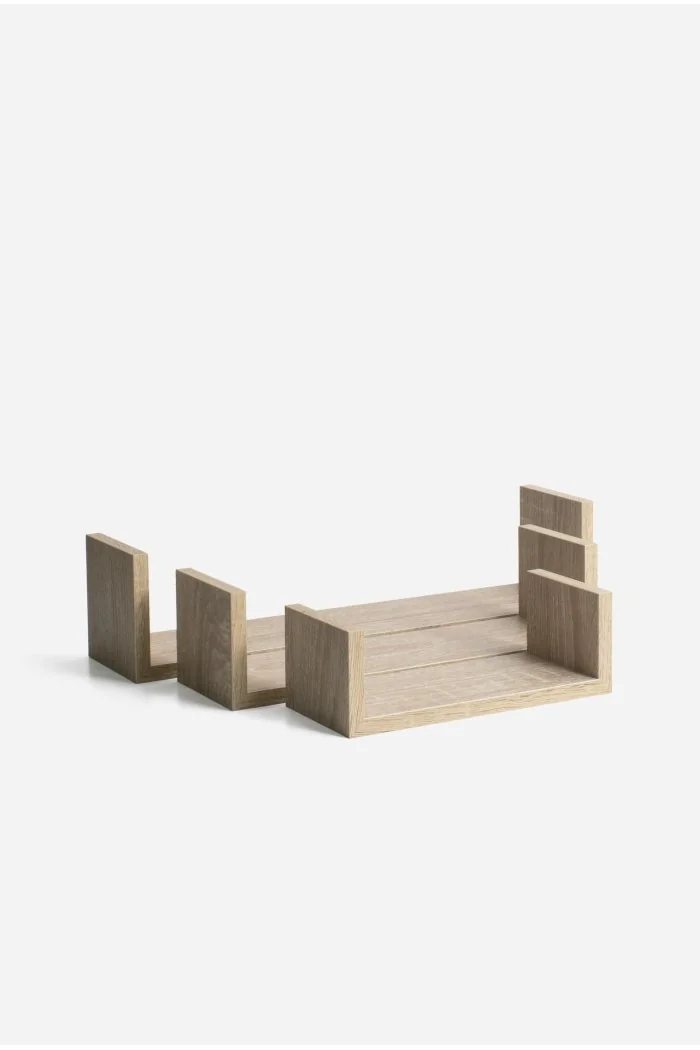 Estantes en U MDF 42,5 x 10 x 10 cm | Madera