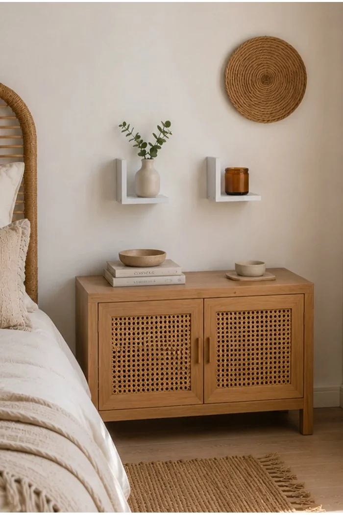 Set de 2 Estantes de Pared en L Alp 15 x 12 x 15 cm - Blanco Ambiente