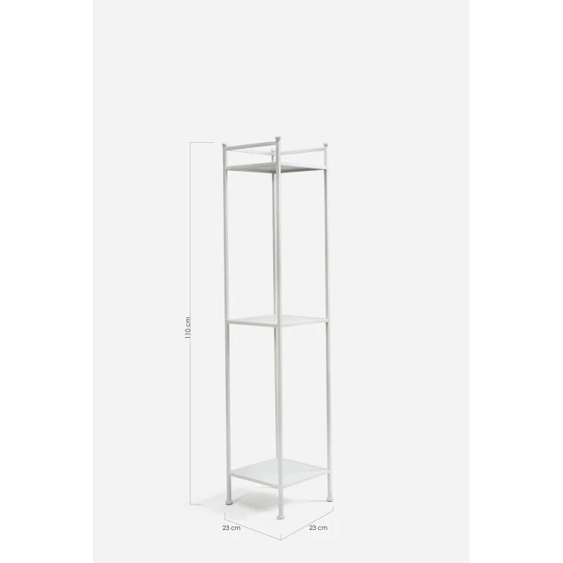 Estantería de Hierro y MDF Efecto Madera Bora - 3 Estantes