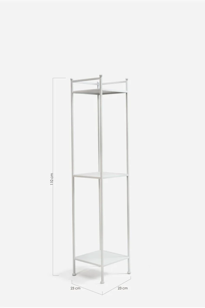 Estantería de Hierro y MDF Efecto Madera Bora - 3 Estantes