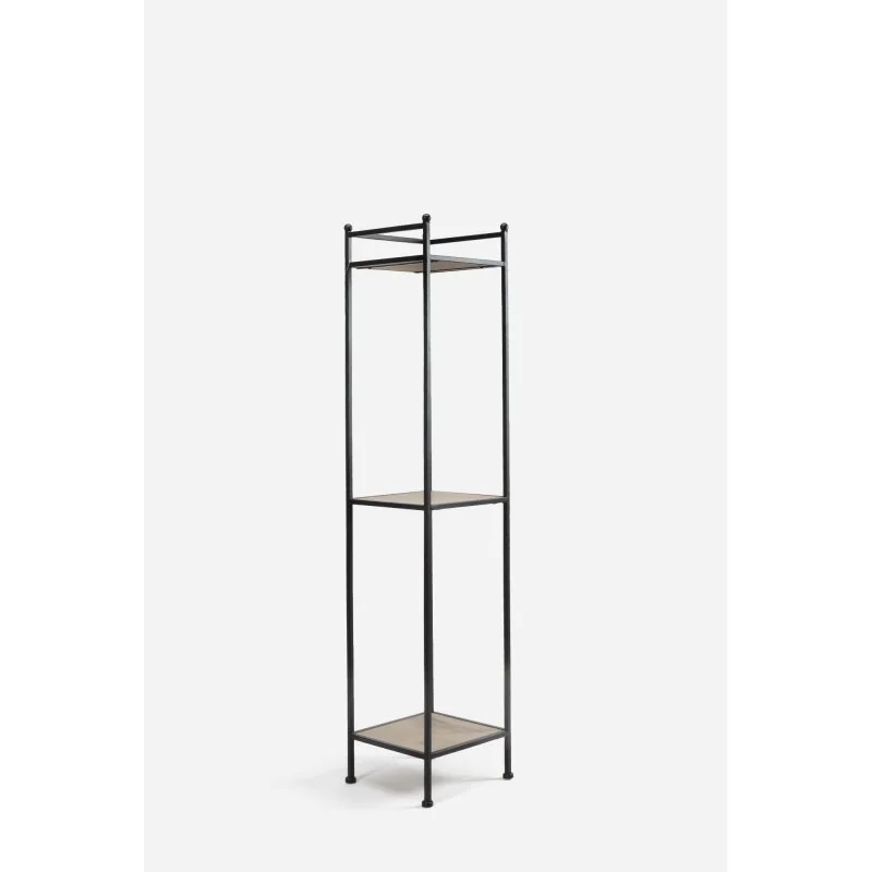 Estantería de Hierro y MDF Efecto Madera Bora - 3 Estantes