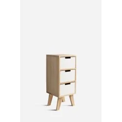 Cómoda Nagi de Madera con Cajones - Mueble Auxiliar de Estilo Nórdico con Patas - Varios Modelos