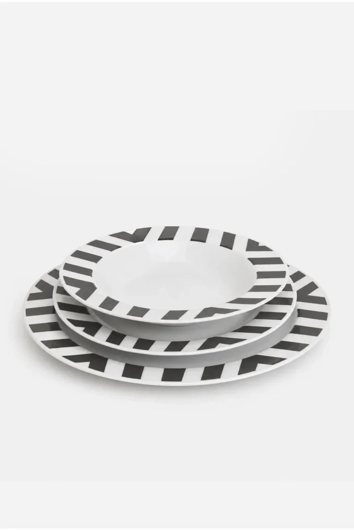 Vajilla porcelana 18 piezas líneas