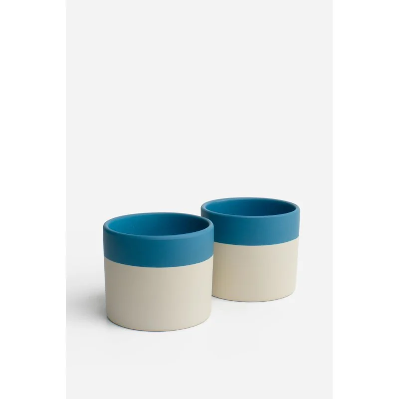 Pack de 2 Maceteros de Terracota para Plantas Ø12 x 10 cm | Disponible en 8 Modelos