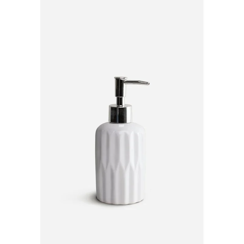Dispensador de Jabón de Baño de Cerámica Blanco Ø7X17 cm | Varios Modelos