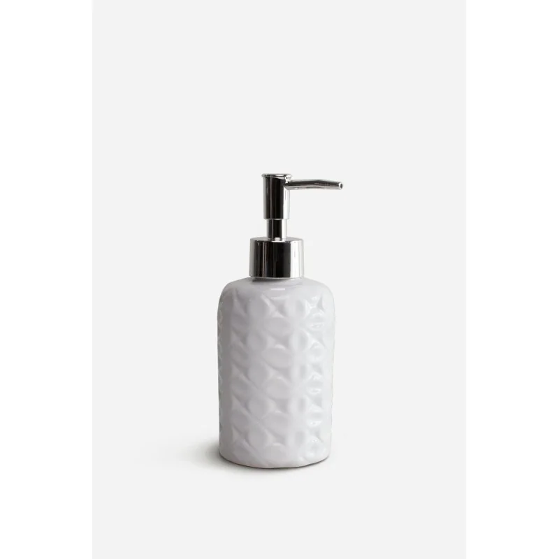 Dispensador de Jabón de Baño de Cerámica Blanco Ø7X17 cm | Varios Modelos