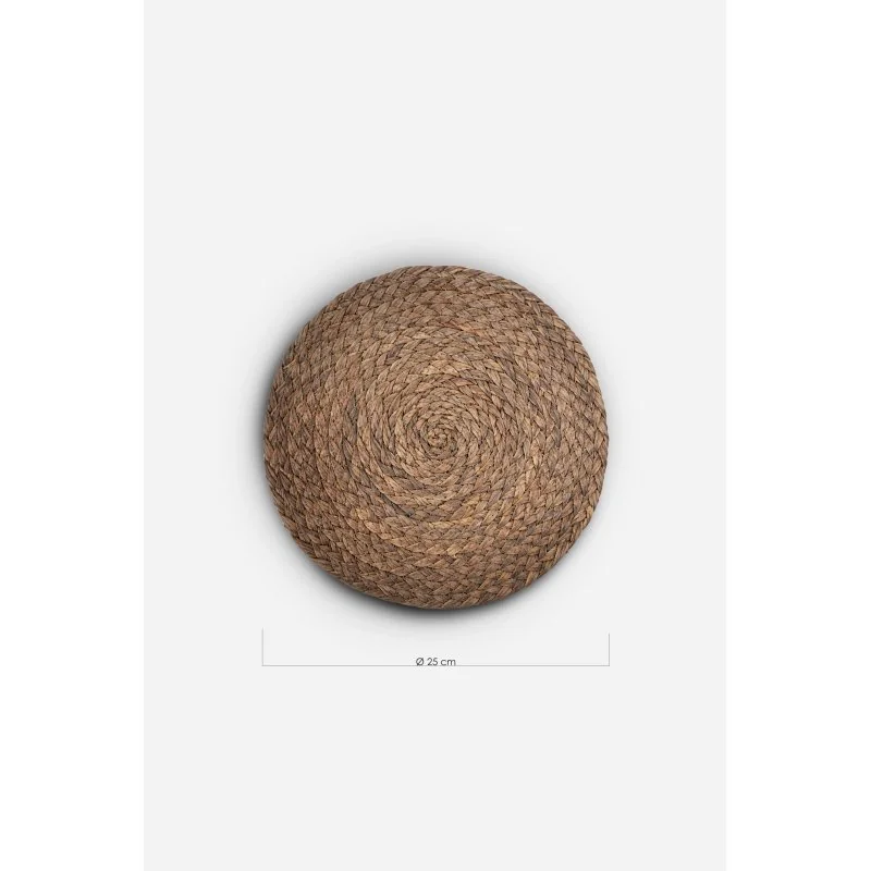 Salvamantel Redondo de Enea Natural Senda| Ø25 cm Medidas