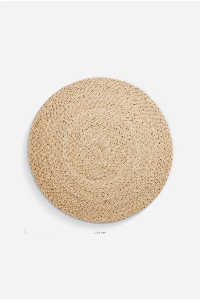 Pack de Salvamanteles de Maíz Caña | Ø35 cm Medidas