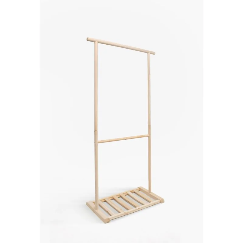 Perchero Madera con Zapatero | Burro para Ropa Newt