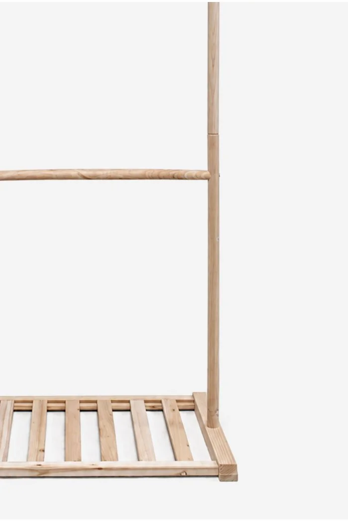 Perchero Madera con Zapatero | Burro para Ropa Newt