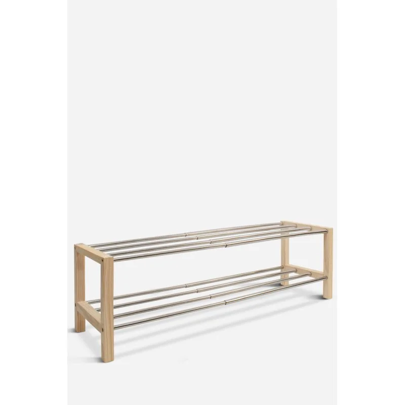 Zapatero Extensible de Madera y Metal Onir | Extendido