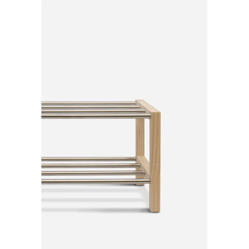 Zapatero Extensible de Madera y Metal Onir | Detalle