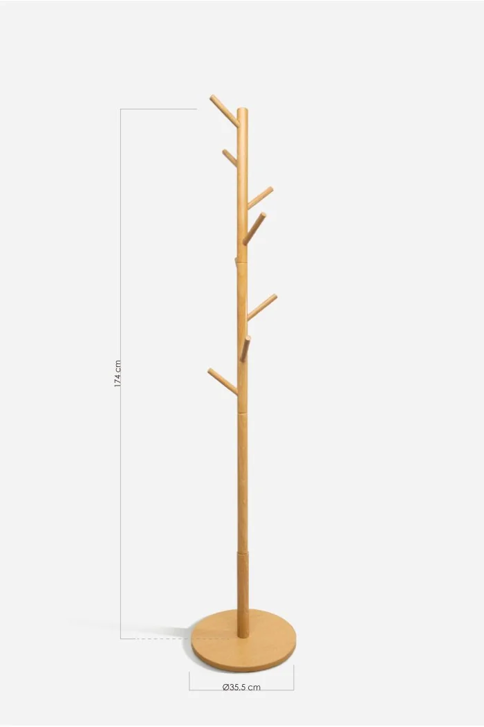 Perchero de Pie Niro Line 174 cm | Perchero de Madera Pino