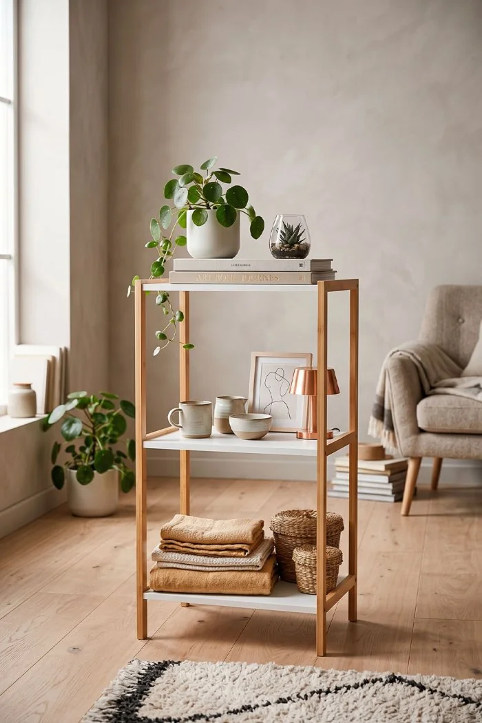Estantería de Bambú Ivar 35 cm | Distintos Niveles