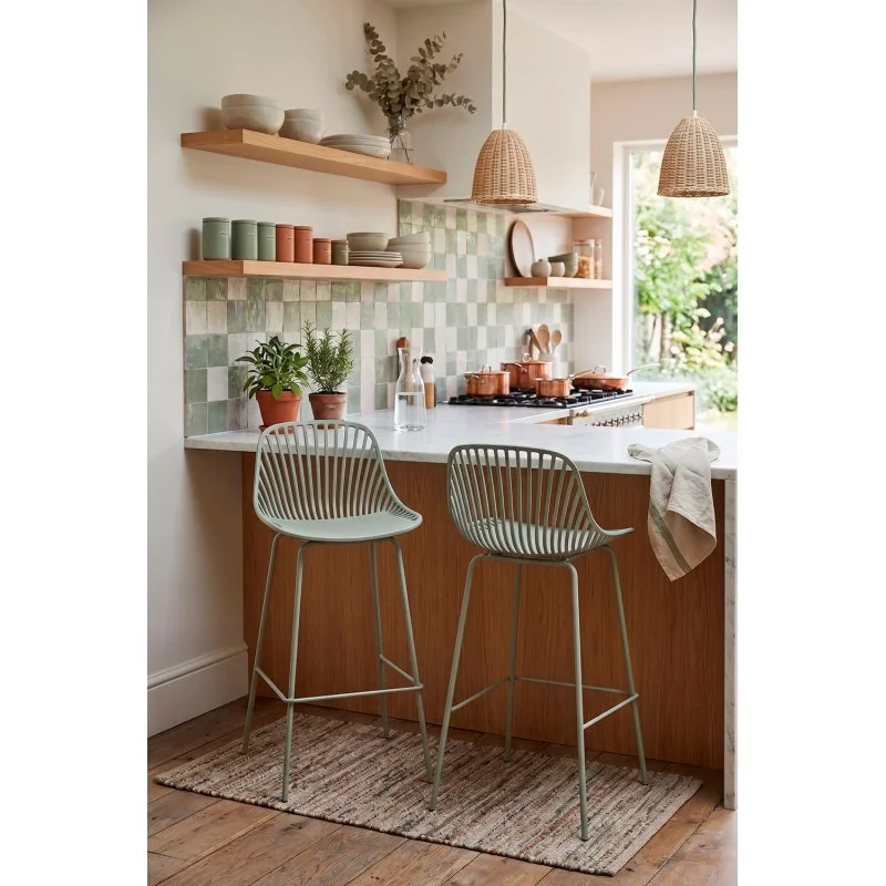 Taburete de Cocina Alto de Polipropileno - Elif