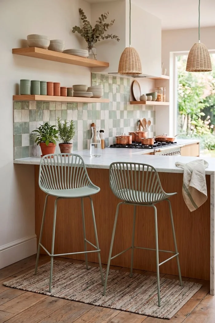 Taburete de Cocina Alto de Polipropileno - Elif