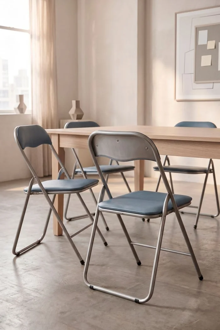 Silla de metal plegable acolchada Roxy Classic