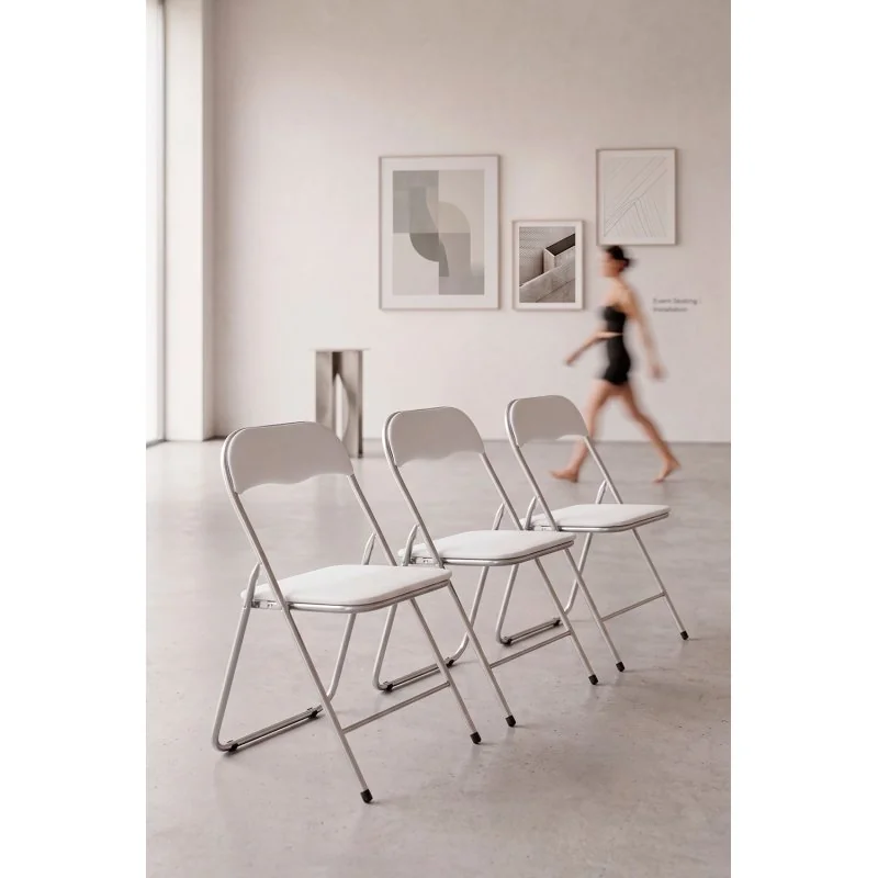 Silla de metal plegable acolchada Roxy Classic