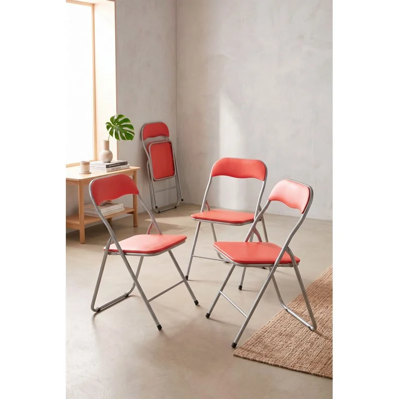Silla de metal plegable acolchada Roxy Classic