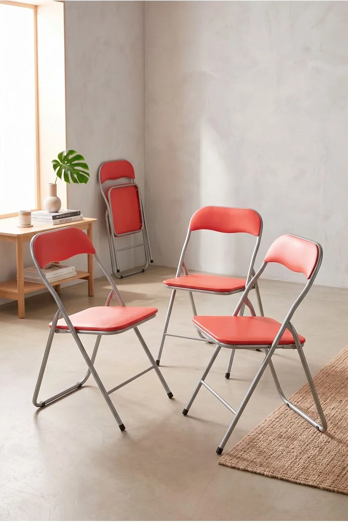 Silla de metal plegable acolchada Roxy Classic
