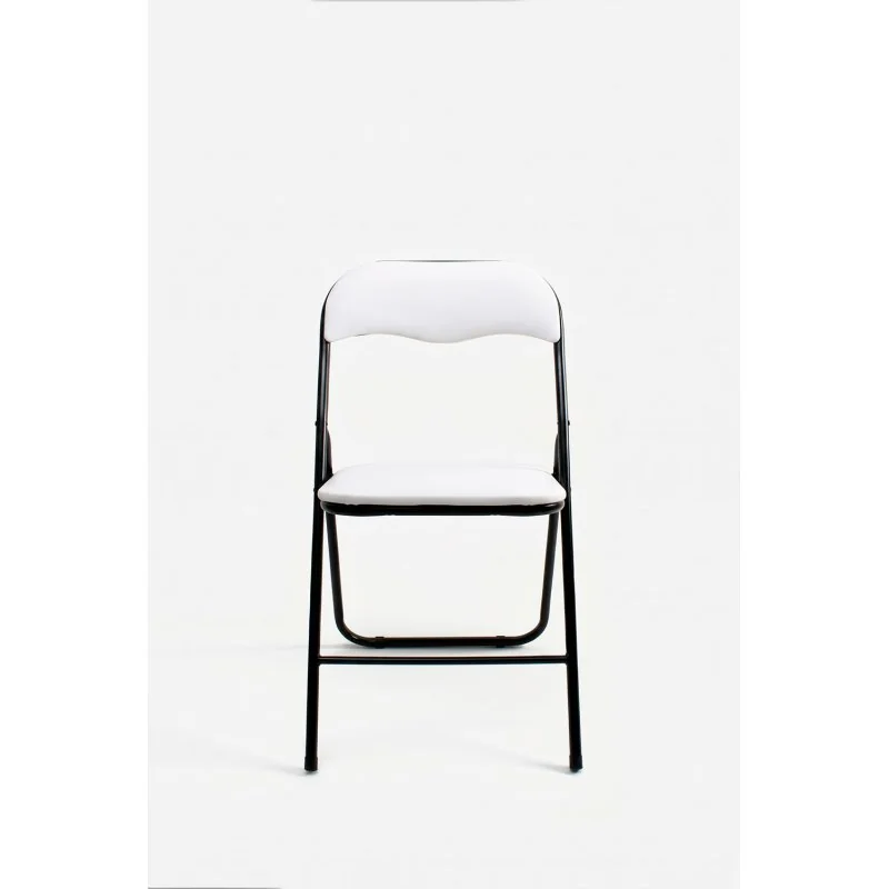 Silla de metal plegable acolchada Roxy Classic Noir