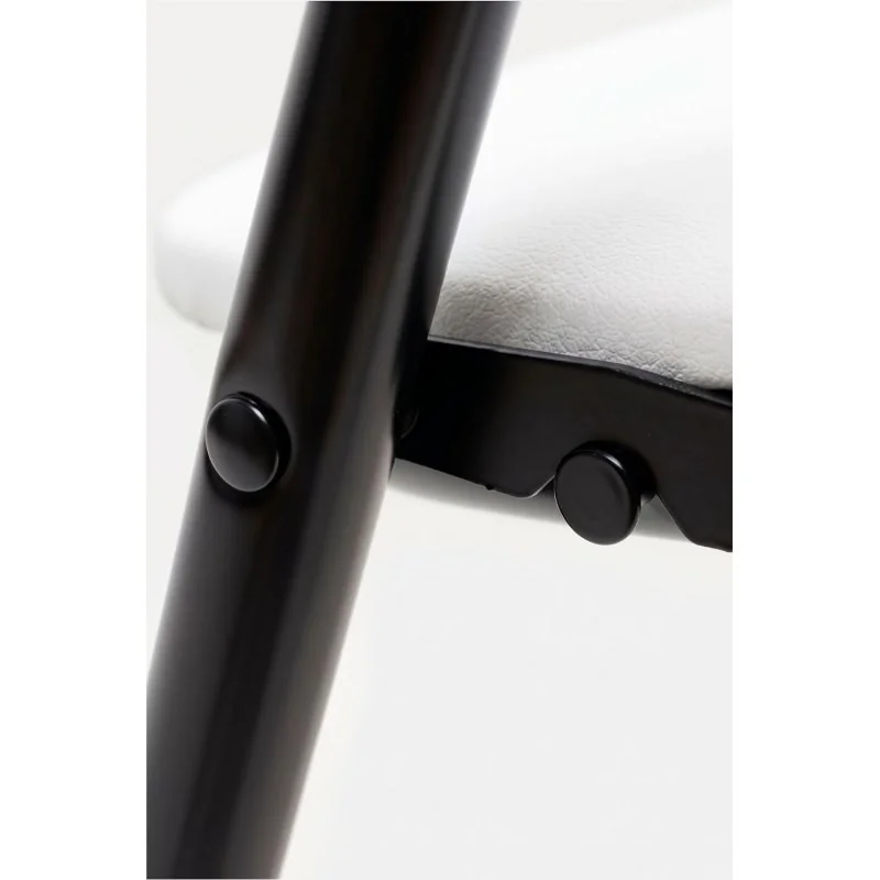 Silla de metal plegable acolchada Roxy Classic Noir