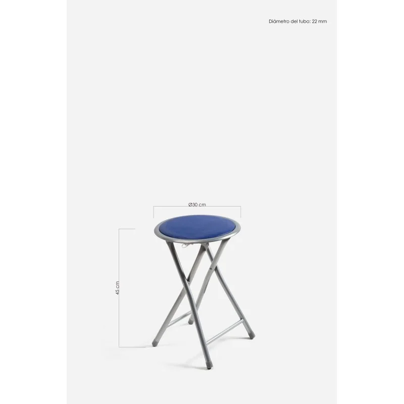 Taburete Bajo Plegable de Metal | The Secret Home
