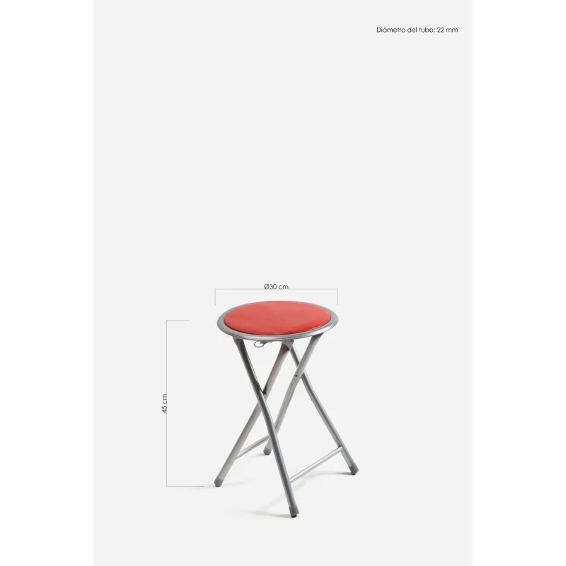 Taburete Bajo Plegable de Metal | The Secret Home