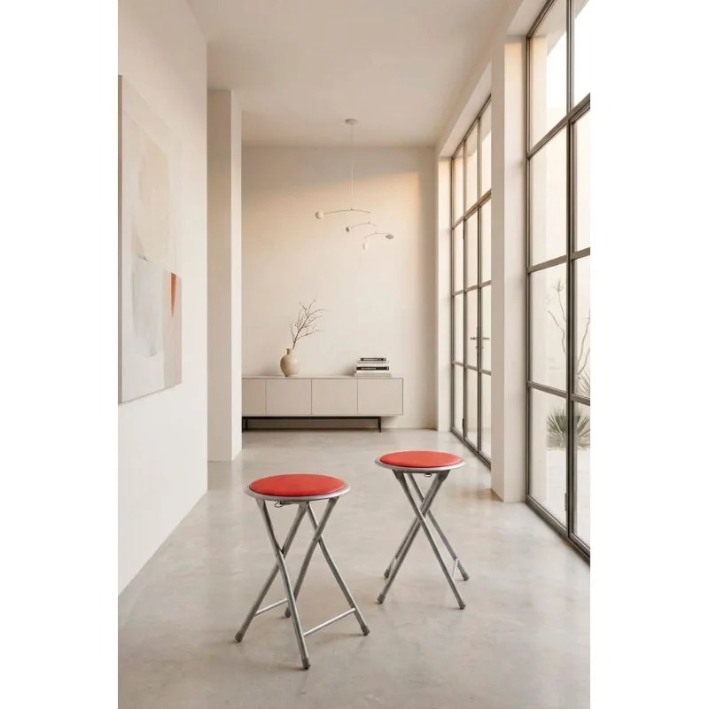 Taburete Bajo Plegable de Metal | The Secret Home