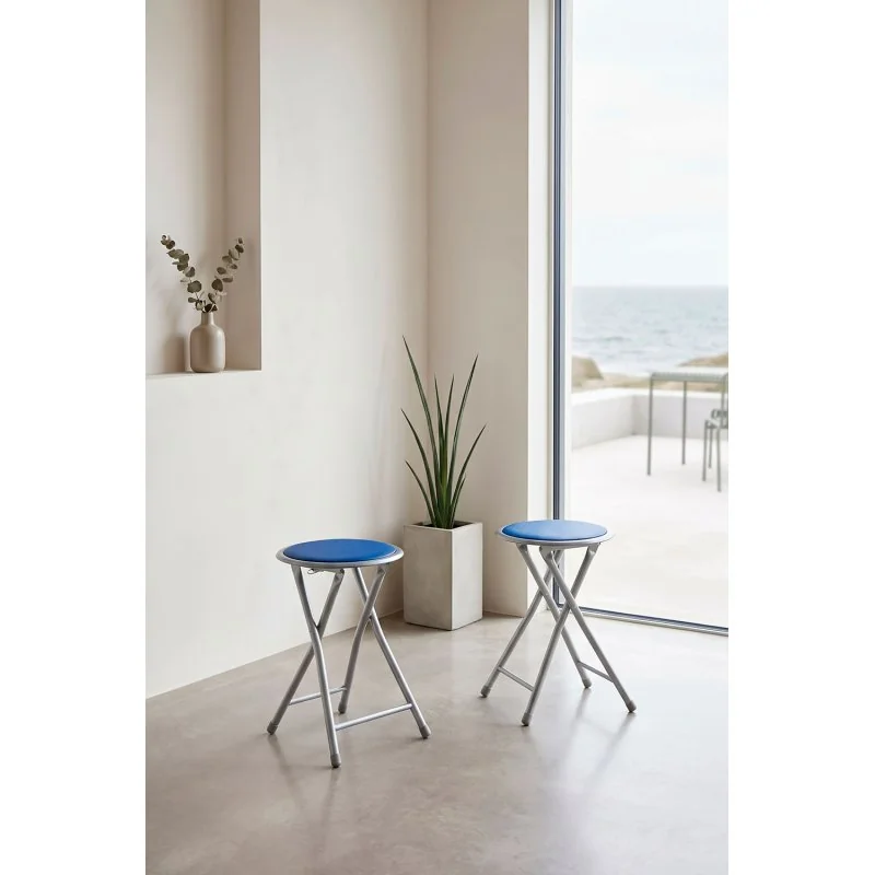 Taburete Bajo Plegable de Metal | The Secret Home