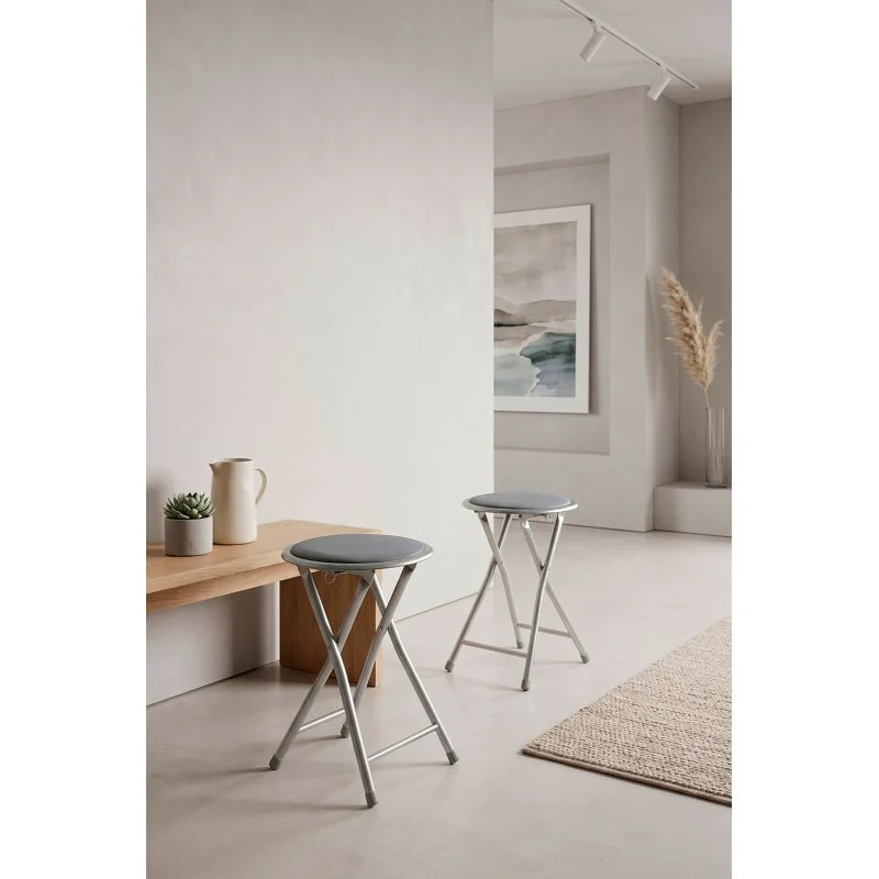Taburete Bajo Plegable de Metal | The Secret Home