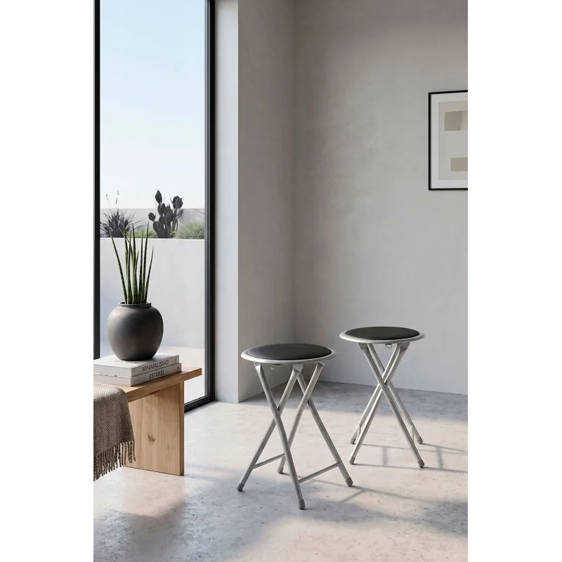 Taburete Bajo Plegable de Metal | The Secret Home