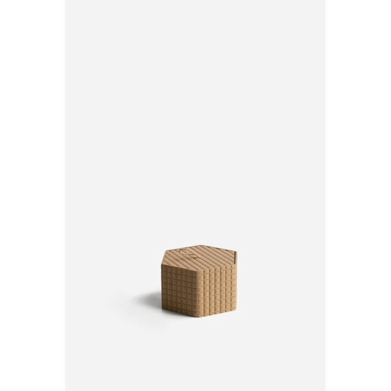 Caja Organizadora con Tapa de MDF Duna Hexa | 3 Tamaños y 2 Colores