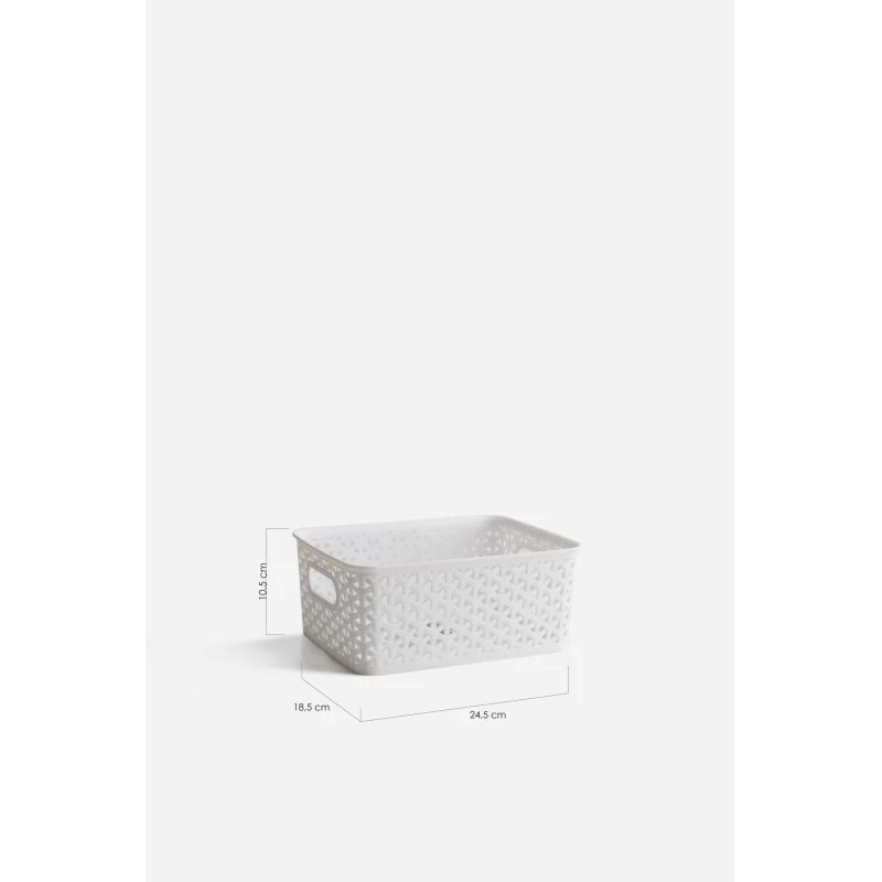 Cesta Organizadora Multiusos PVC 24,5 cm | The Secret Home