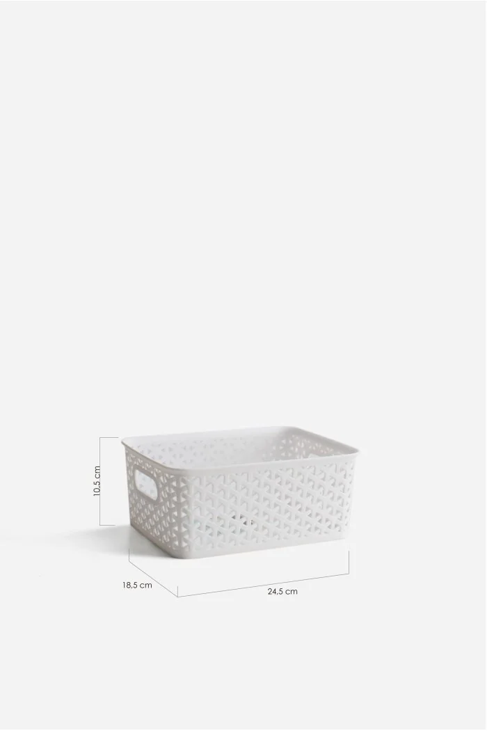 Cesta Organizadora Multiusos PVC 24,5 cm | The Secret Home