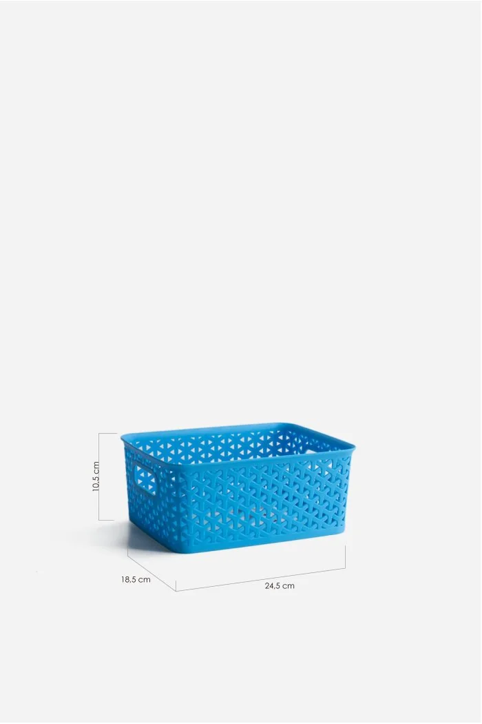 Cesta Organizadora Multiusos PVC 24,5 cm | The Secret Home