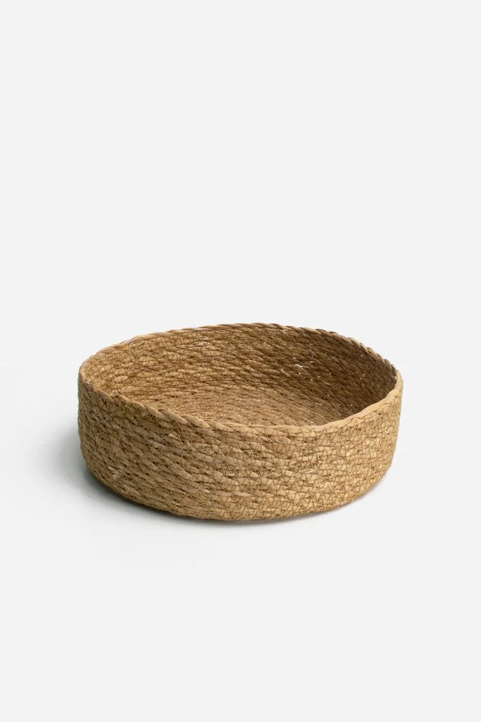 Cesto Redondo Senda de Enea Natural Ø25,5x8 cm