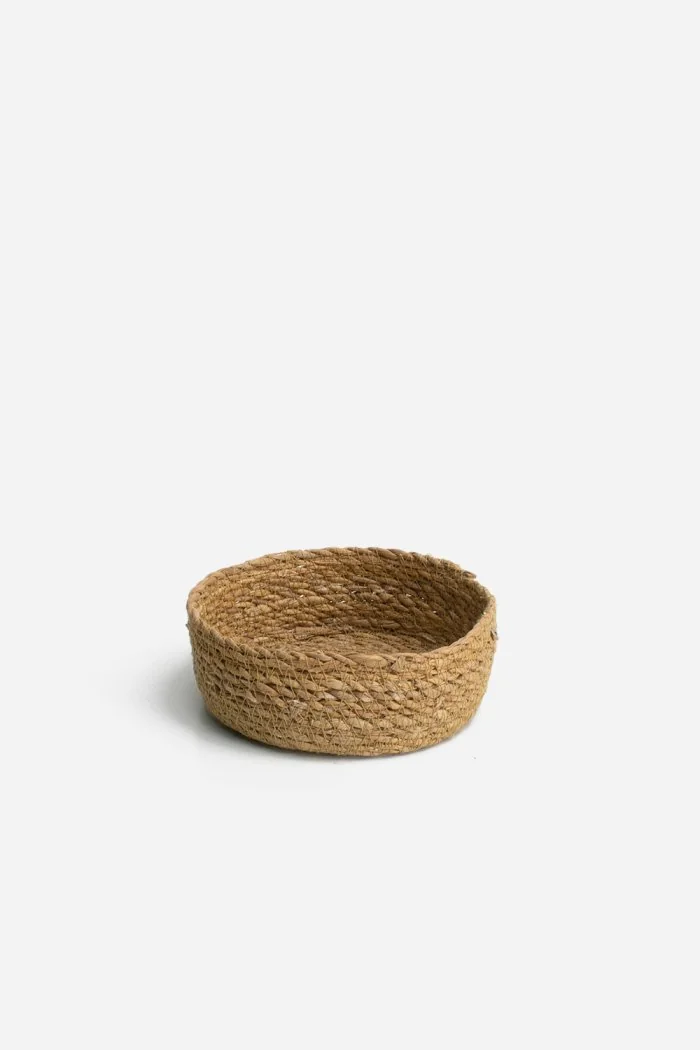 Cesto Redondo Senda de Enea Natural Ø18x7 cm