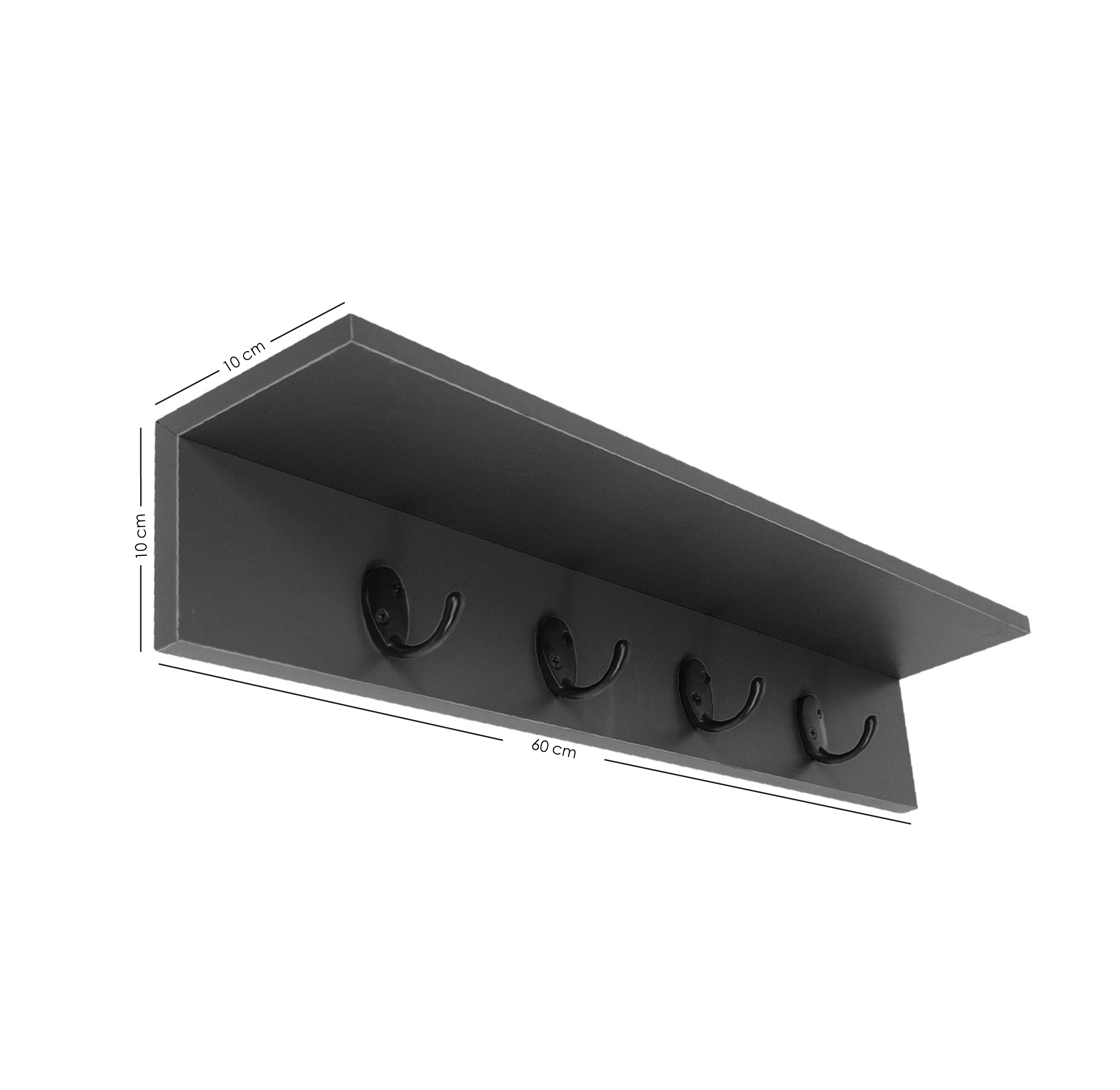Estanteria perchero pared online
