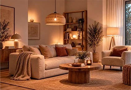 Cómo Conseguir una Iluminación Acogedora en el Salón
