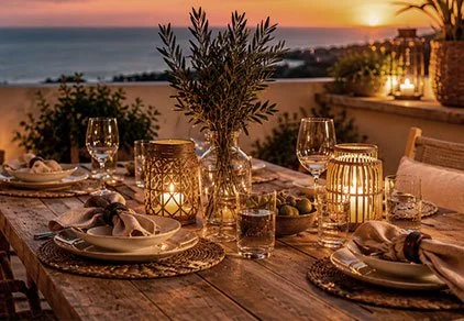 Crea el ambiente perfecto para tus Cenas de Verano